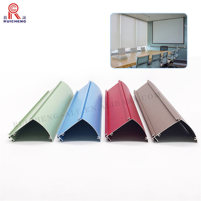 Extruded Aluminium Curtain Rail Track T8 Temper Anodizing Oxidation