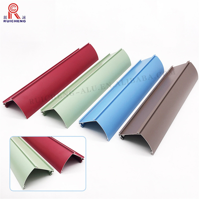 Wooden Powder Coating Aluminium Curtain Rail Track T3 Temper OEM