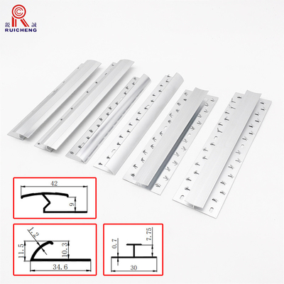 1mm Aluminium Transition Strip , Anodic aluminium flat door bar threshold strips