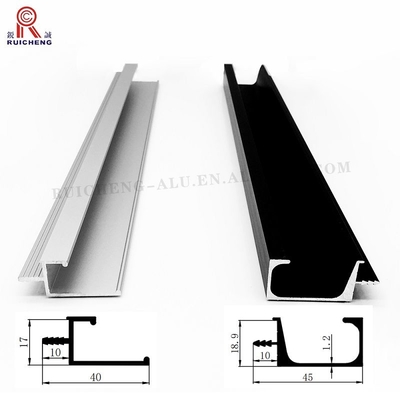 Rush Resistant Aluminium Handle Profile , 1.2mm Thick Kitchen J Profile Handle