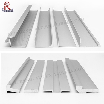6061 Aluminium Handle Profile , 2500mm PVDF Paint G Type Profile Handle