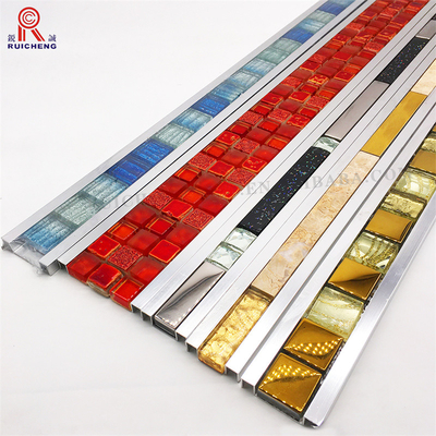 Aluminium Listello Tile Trim Abrasion Proof For Kitchen Backsplash
