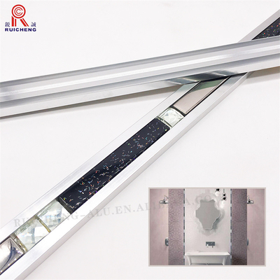 Aluminium Listello Tile Trim Abrasion Proof For Kitchen Backsplash