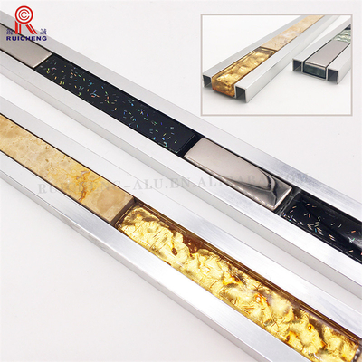 Aluminium Listello Tile Trim Abrasion Proof For Kitchen Backsplash