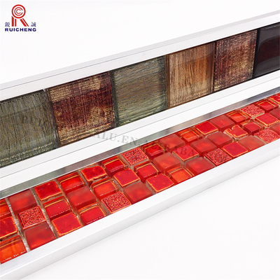 Aluminium Listello Tile Trim , Weather Resistance Listello Mosaic Tile Trim