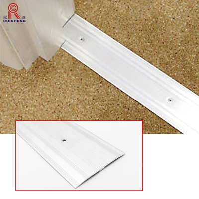 Polished Aluminium Transition Strip Multifunction 38mm Width 6063 T5