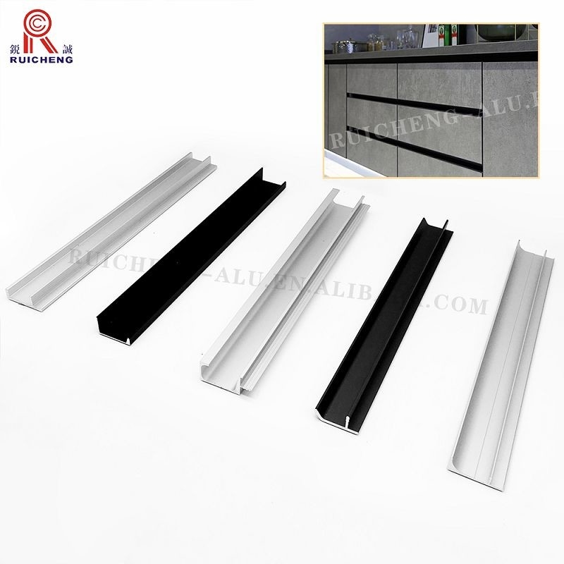 Gola Aluminum Handle For Kitchen Cabinet 8.5mm Height Eco Friendly